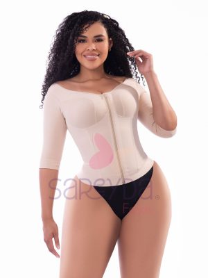 Chaleco con brasier mangas y varillas
