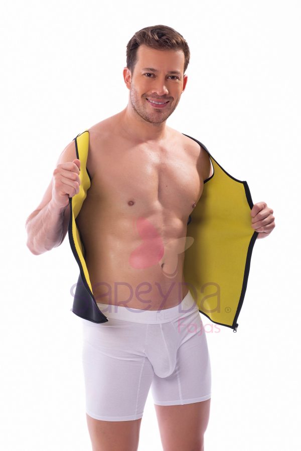 Chaleco en neopreno con cierre abdominal